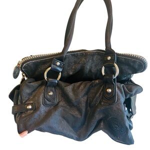 KIPLING FERGIE Black Kisses Lined Bag Y2K